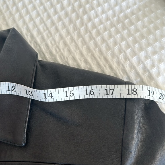 Brand new identity l leather bomber coat. - Picture 6 of 8